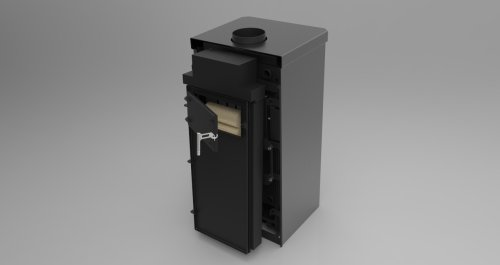 Automatické přikládání pro interiérový kotel VERNER