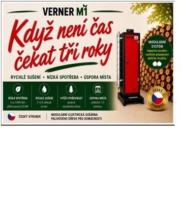 Modulární sušárna palivového dřeva