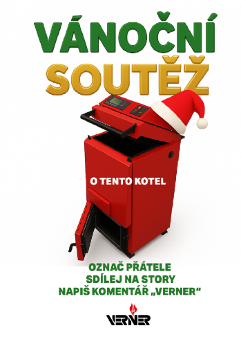 Vánoční soutež o kotel VERNER V210 EXTRA